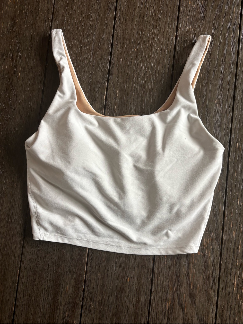 Old Navy Women’s Scoop Neck Crop Tank Top - White
